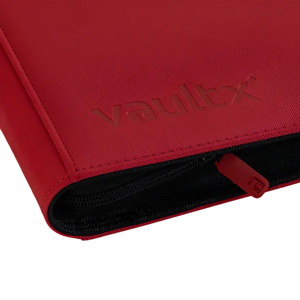 Vault X - 12-Pocket Exo-Tec® XL Zip Binder - Red