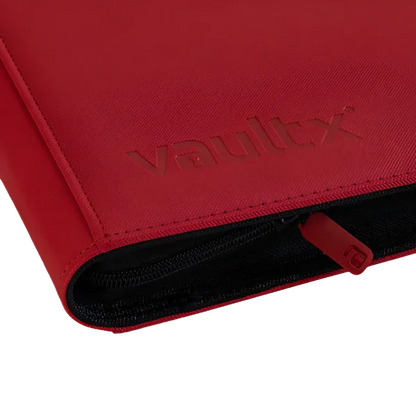 Vault X - 12-Pocket Exo-Tec® XL Zip Binder - Red