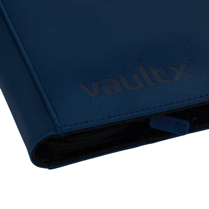 Vault X - 12-Pocket Exo-Tec® XL Zip Binder - Blue