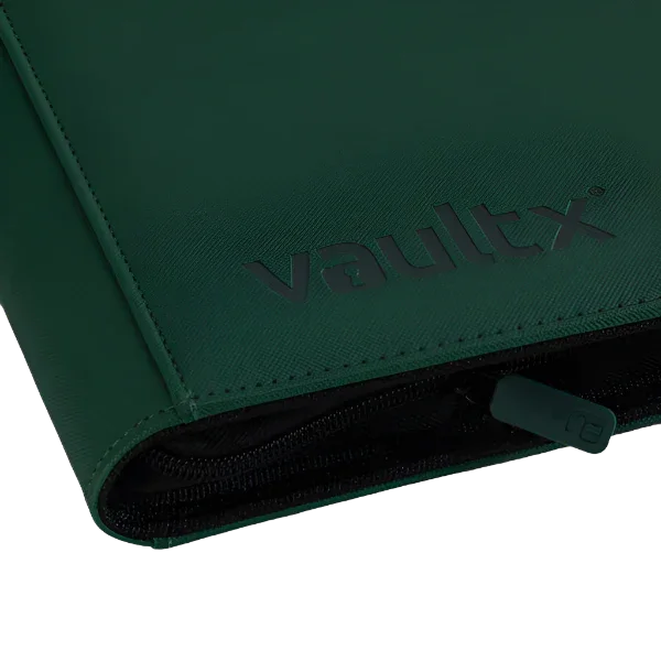 Vault X - 12-Pocket Exo-Tec® XL Zip Binder - Green