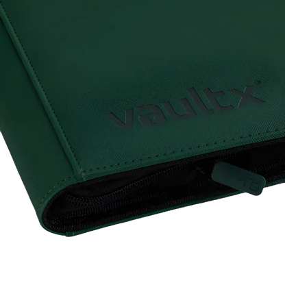 Vault X - 12-Pocket Exo-Tec® XL Zip Binder - Green