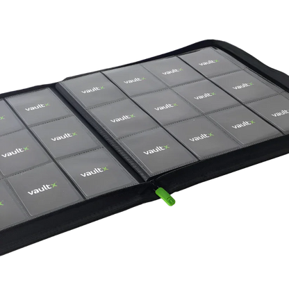 Vault X - 12-Pocket Exo-Tec® XL Zip Binder - Black