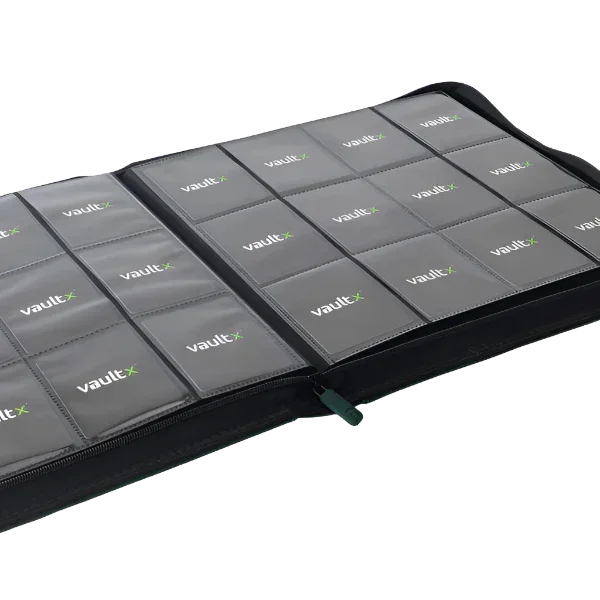 Vault X - 12-Pocket Exo-Tec® XL Zip Binder - Green