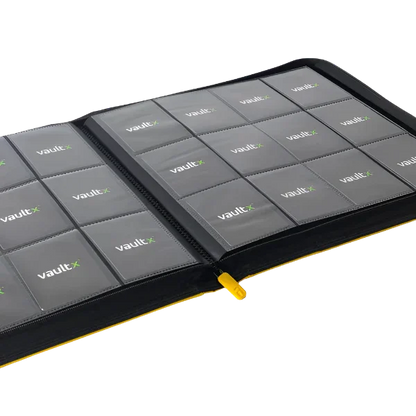 Vault X - 12-Pocket Exo-Tec® XL Zip Binder - Yellow