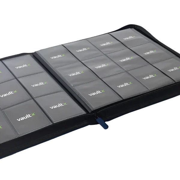 Vault X - 12-Pocket Exo-Tec® XL Zip Binder - Blue