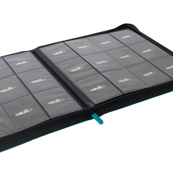Vault X - 12-Pocket Exo-Tec® XL Zip Binder - Teal