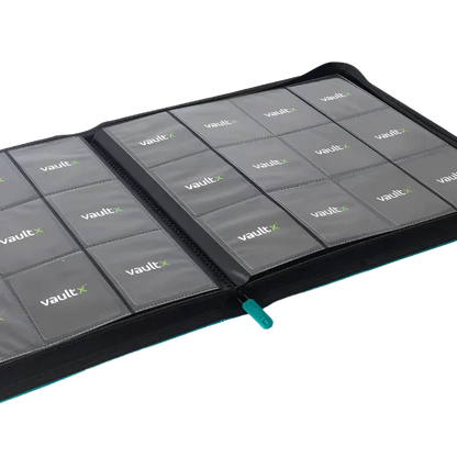 Vault X - 12-Pocket Exo-Tec® XL Zip Binder - Teal