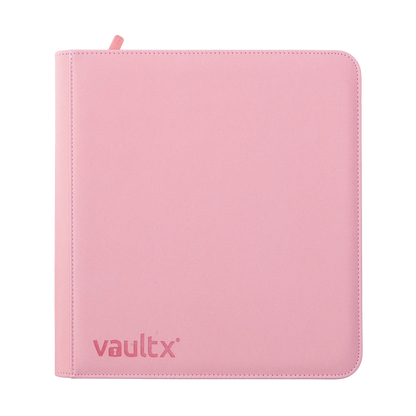 Vault X - 12-Pocket Exo-Tec® Zip Binder - Just Pink