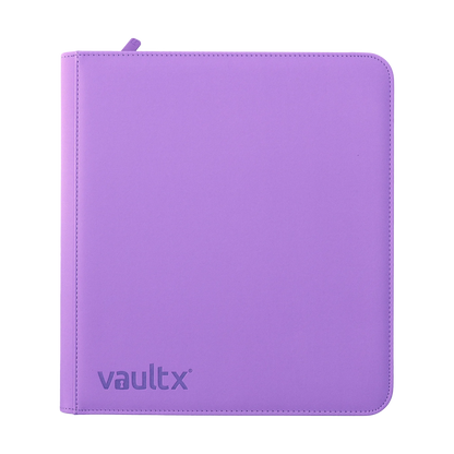Vault X - 12-Pocket Exo-Tec® Zip Binder - Just Purple