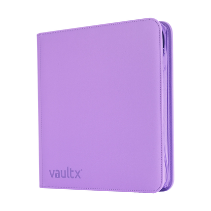 Vault X - 12-Pocket Exo-Tec® Zip Binder - Just Purple