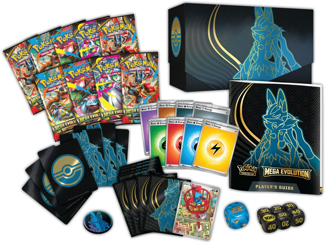 Pokemon TCG Mega Evolution Elite Trainer Box Lucario