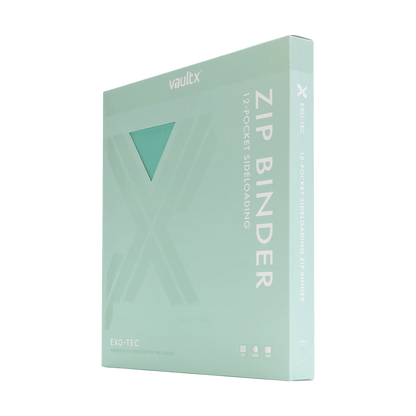 Vault X - 12-Pocket Exo-Tec® Zip Binder - Mint Green