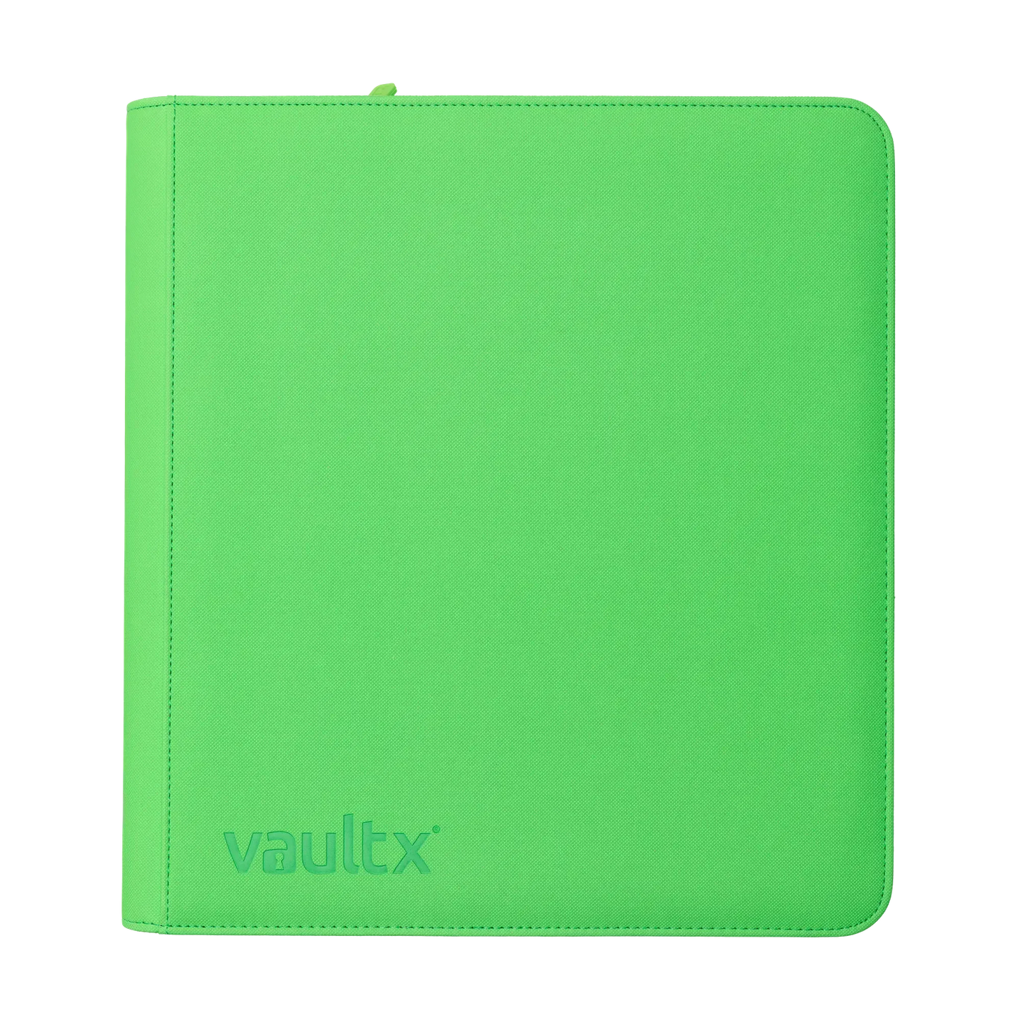 Vault X - 12-Pocket Exo-Tec® Zip Binder - Neon Green