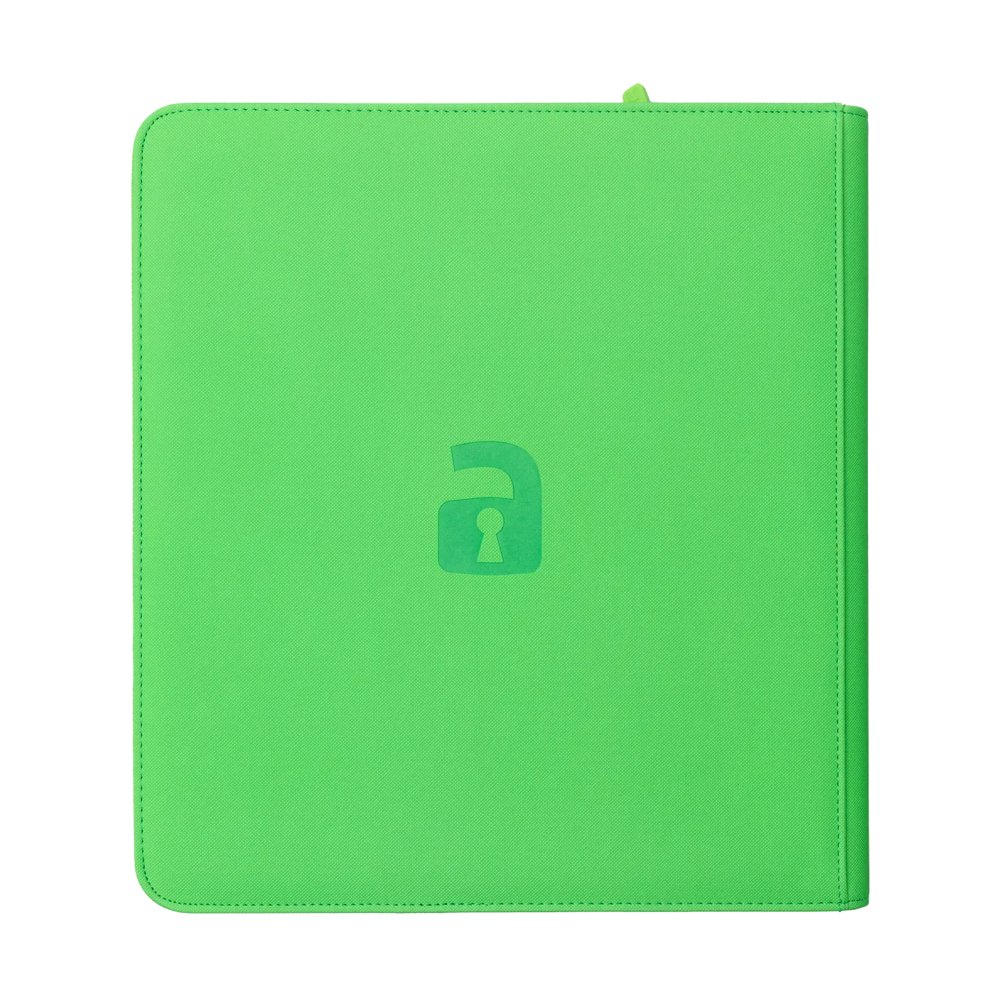 Vault X - 12-Pocket Exo-Tec® Zip Binder - Neon Green