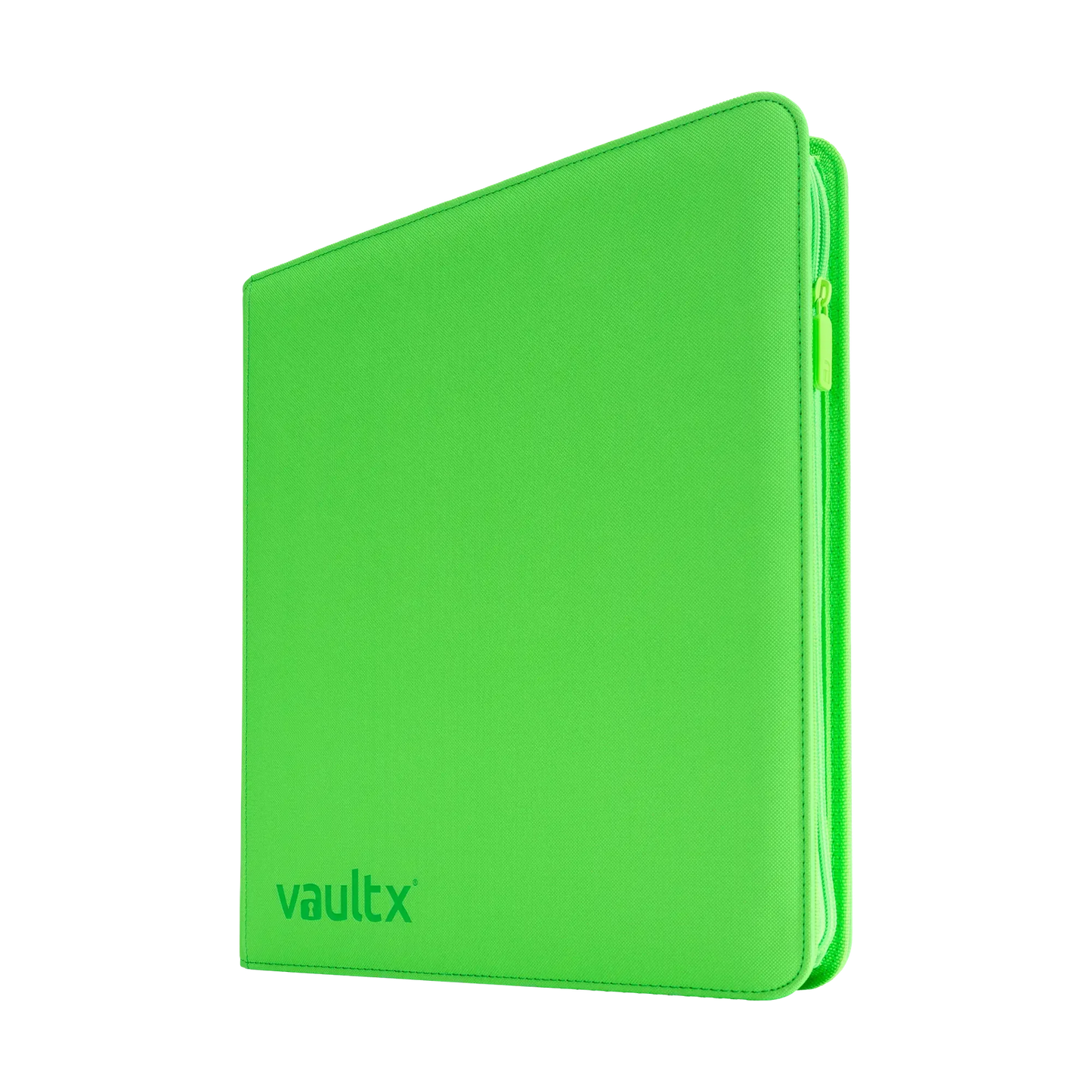Vault X - 12-Pocket Exo-Tec® Zip Binder - Neon Green