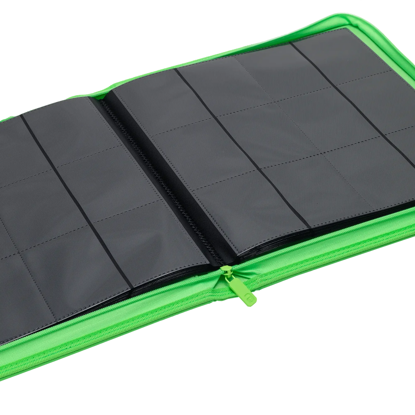 Vault X - 12-Pocket Exo-Tec® Zip Binder - Neon Green