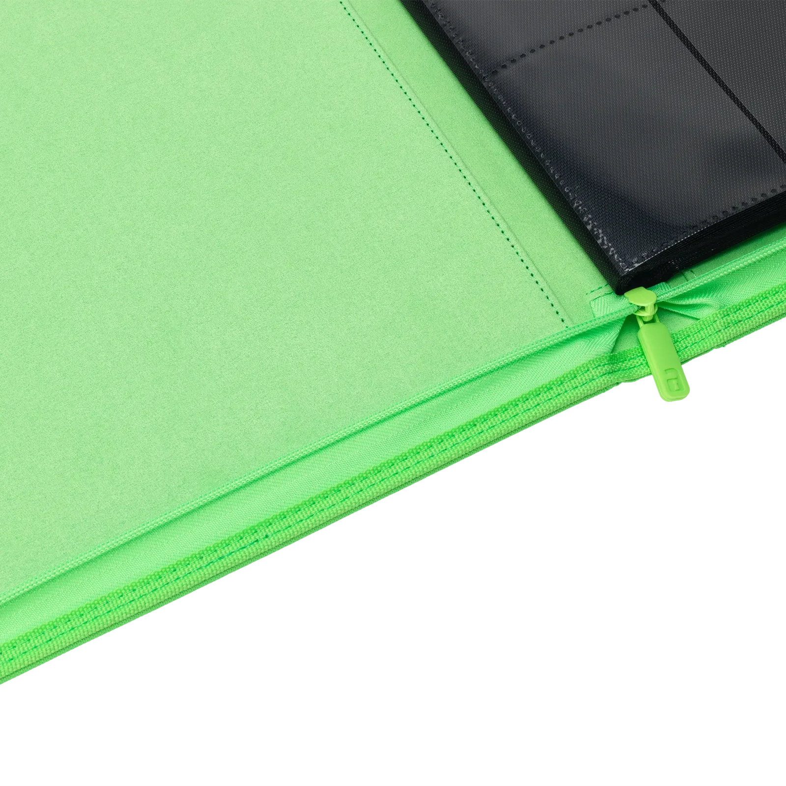 Vault X - 12-Pocket Exo-Tec® Zip Binder - Neon Green