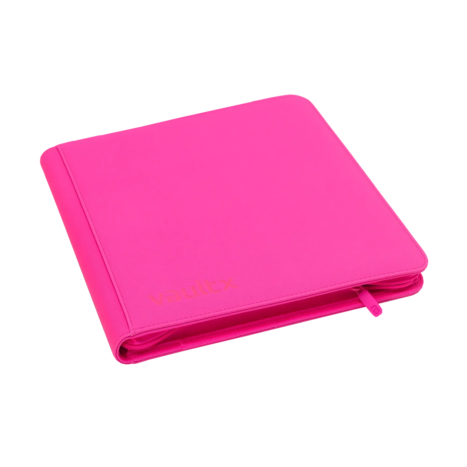 Vault X - 12-Pocket Exo-Tec® Zip Binder - Neon Pink