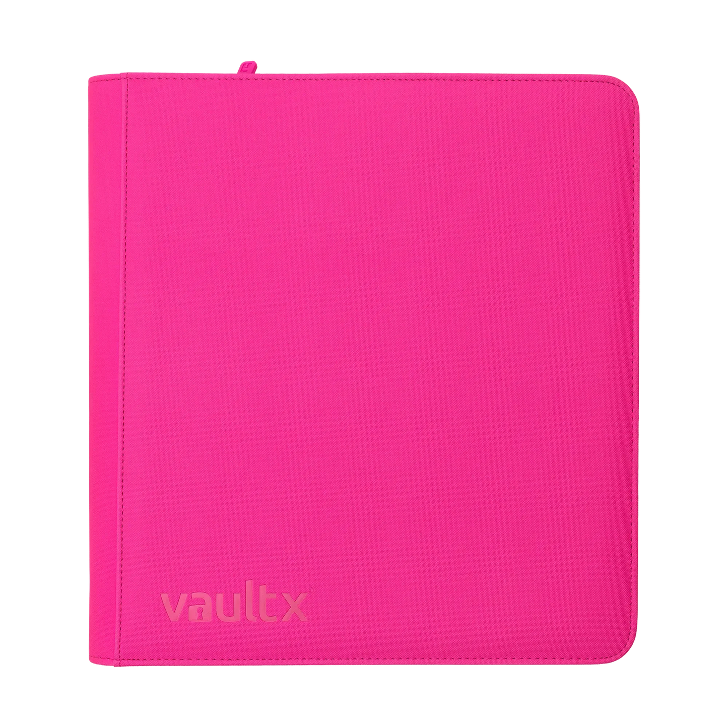 Vault X - 12-Pocket Exo-Tec® Zip Binder - Neon Pink