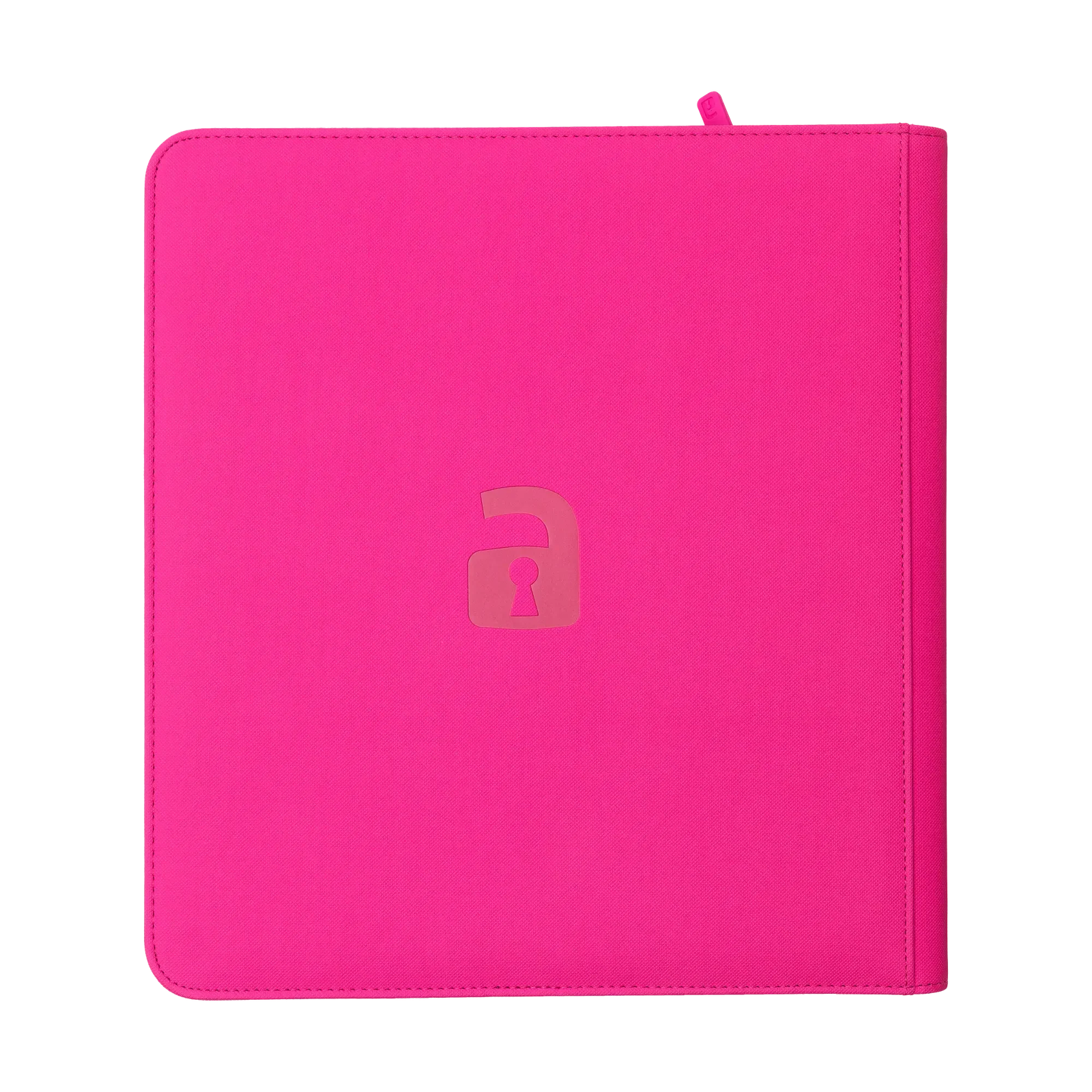 Vault X - 12-Pocket Exo-Tec® Zip Binder - Neon Pink