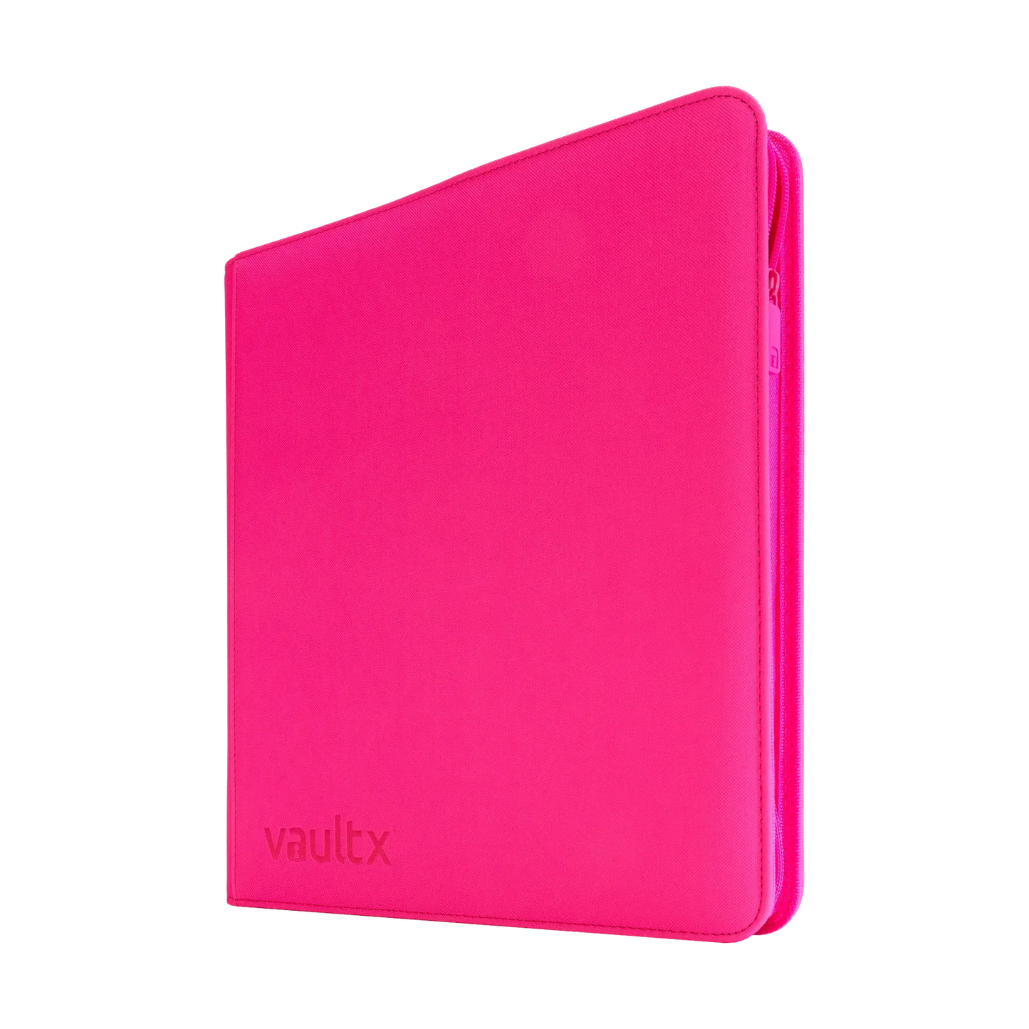 Vault X - 12-Pocket Exo-Tec® Zip Binder - Neon Pink