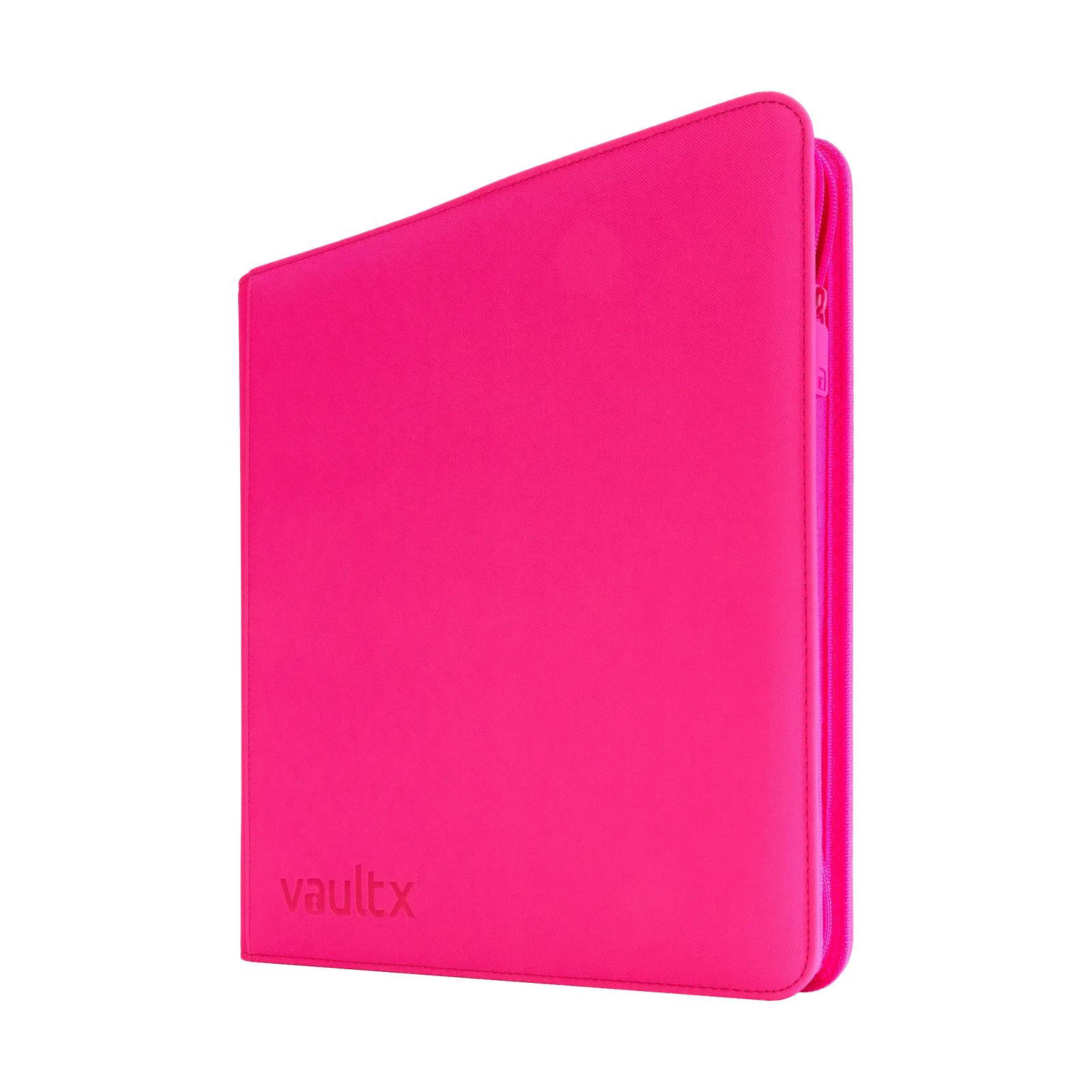 Vault X - 12-Pocket Exo-Tec® Zip Binder - Neon Pink