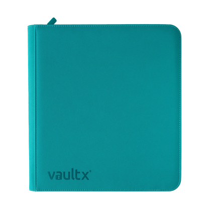 Vault X - 12-Pocket Exo-Tec® Zip Binder - Teal