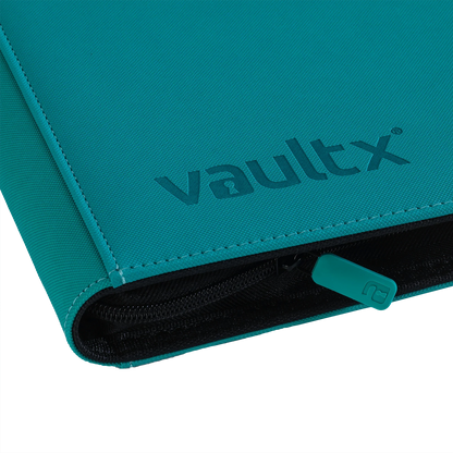 Vault X - 12-Pocket Exo-Tec® Zip Binder - Teal