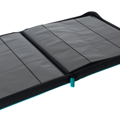 Vault X - 12-Pocket Exo-Tec® Zip Binder - Teal