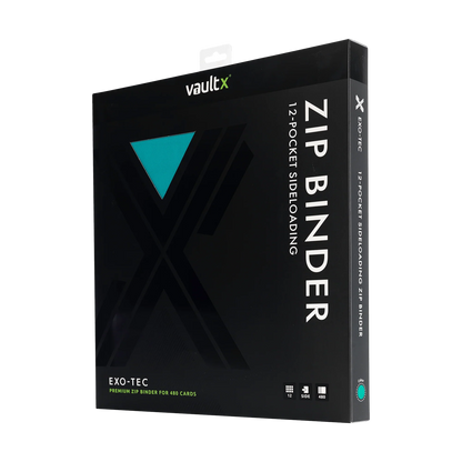 Vault X - 12-Pocket Exo-Tec® Zip Binder - Teal