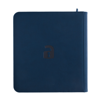 Vault X - 12-Pocket Exo-Tec® Zip Binder - Blue