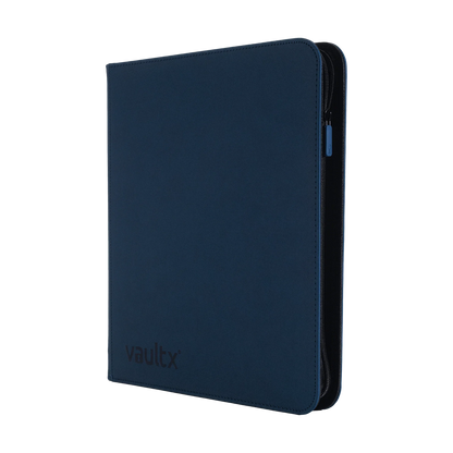 Vault X - 12-Pocket Exo-Tec® Zip Binder - Blue