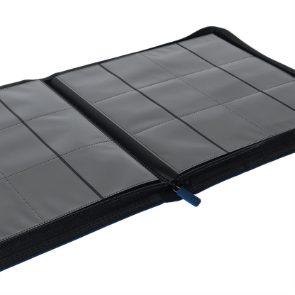 Vault X - 12-Pocket Exo-Tec® Zip Binder - Blue