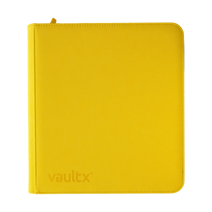 Vault X - 12-Pocket Exo-Tec® Zip Binder - Yellow
