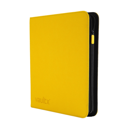 Vault X - 12-Pocket Exo-Tec® Zip Binder - Yellow