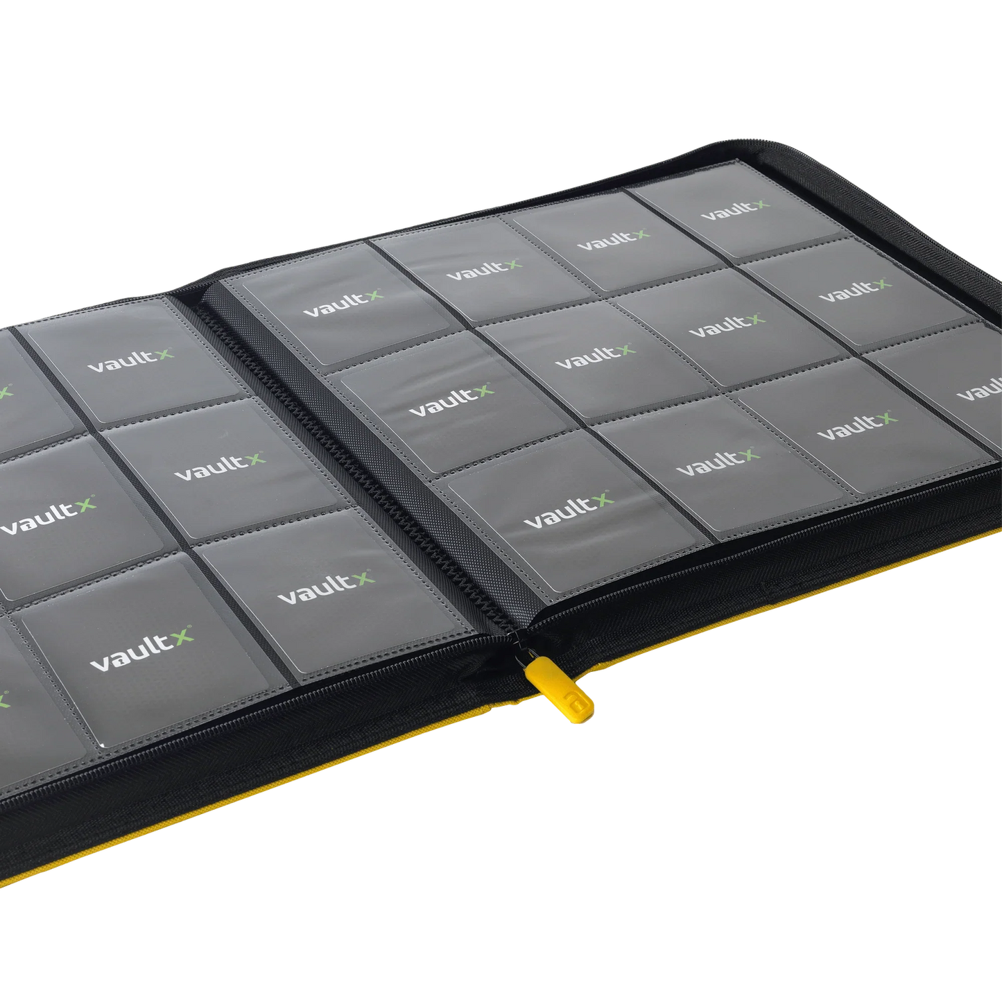 Vault X - 12-Pocket Exo-Tec® Zip Binder - Yellow