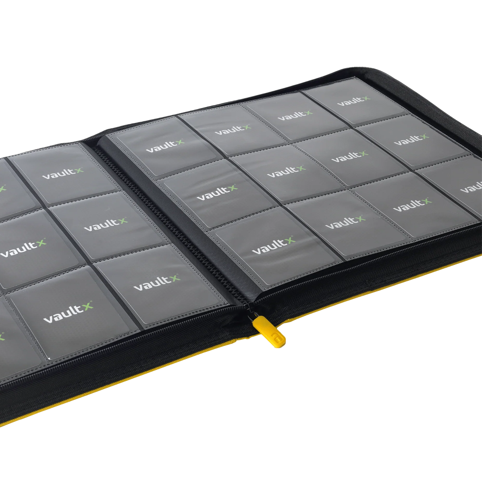 Vault X - 12-Pocket Exo-Tec® Zip Binder - Yellow