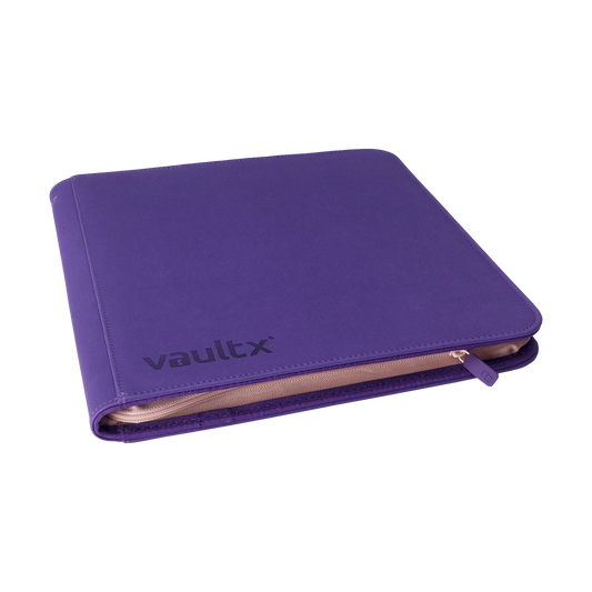 Vault X - 12-Pocket Exo-Tec® Zip Binder - SWSH10 - Purple