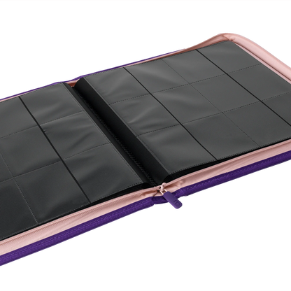 Vault X - 12-Pocket Exo-Tec® Zip Binder - SWSH10 - Purple
