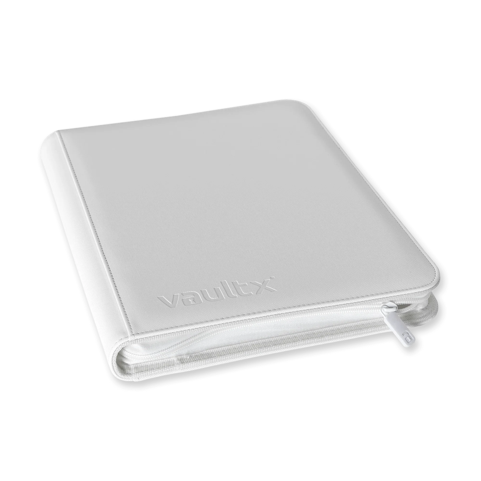 Vault X - 9-Pocket Exo-Tec® Zip Binder - White Edition