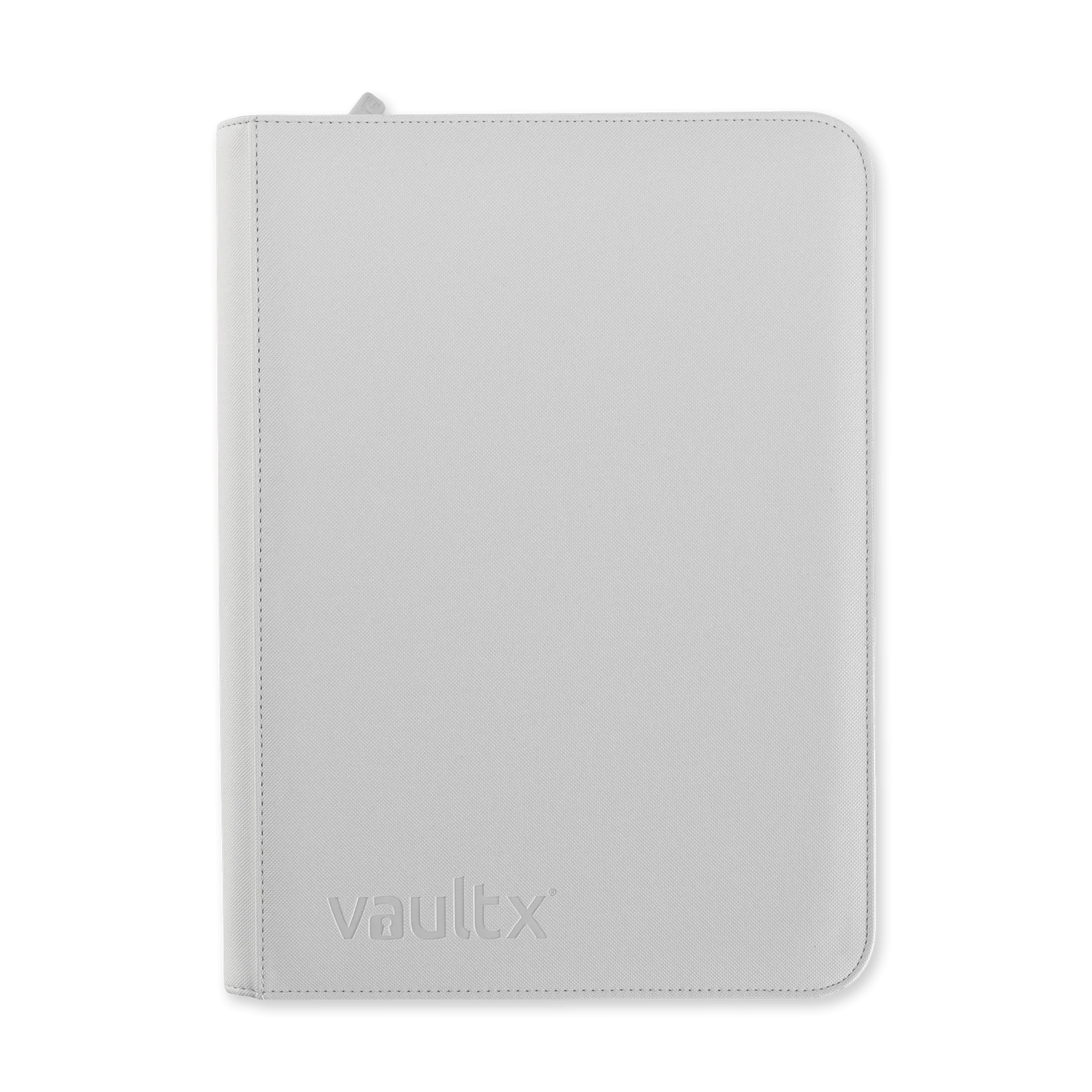 Vault X - 9-Pocket Exo-Tec® Zip Binder - White Edition