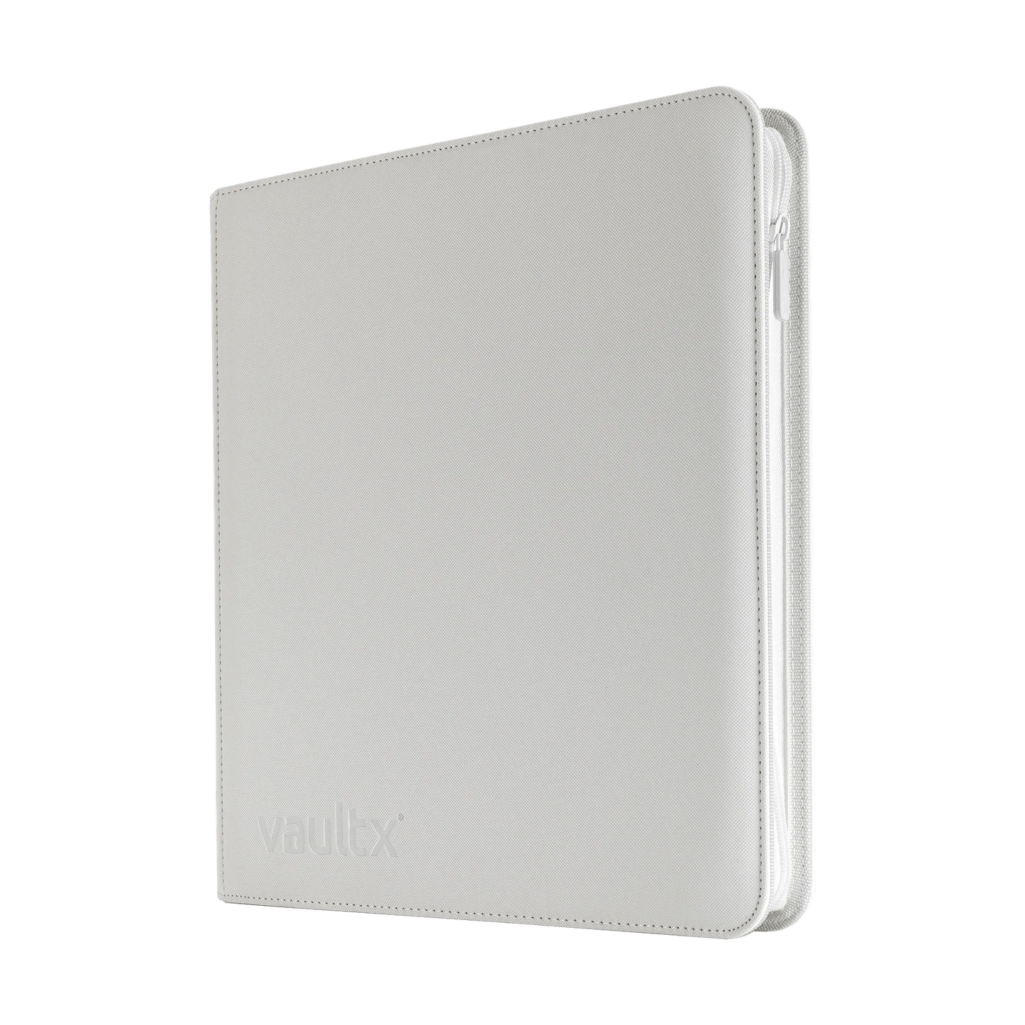 Vault X - 12-Pocket Exo-Tec® Zip Binder - White Edition