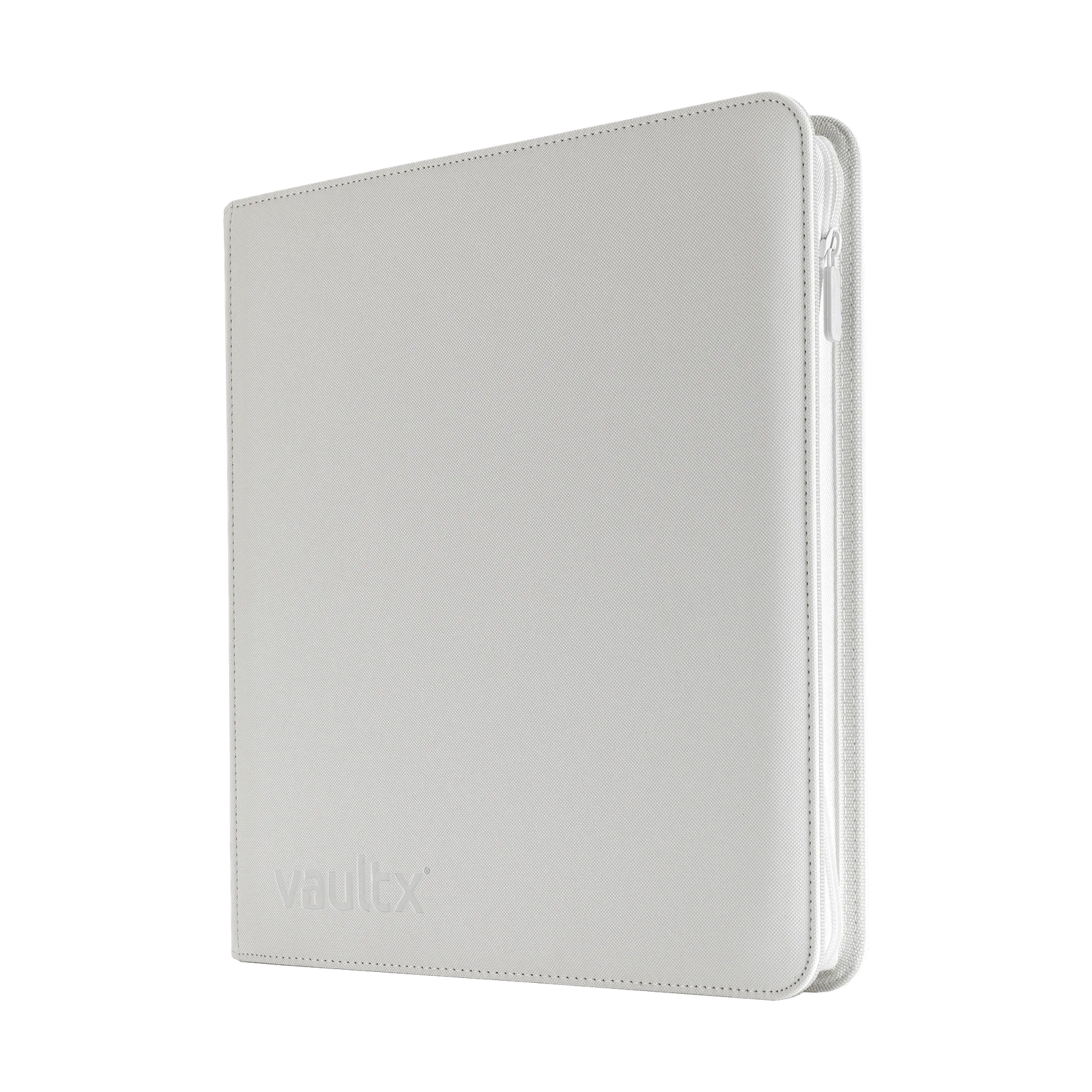 Vault X - 12-Pocket Exo-Tec® Zip Binder - White Edition