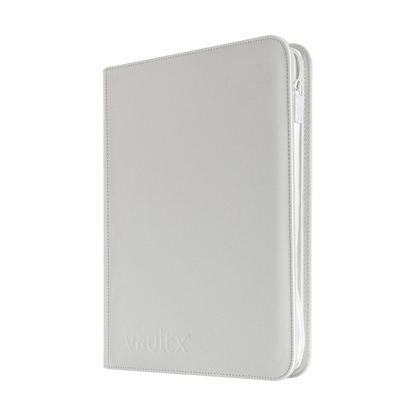 Vault X - 9-Pocket Exo-Tec® Zip Binder - White Edition