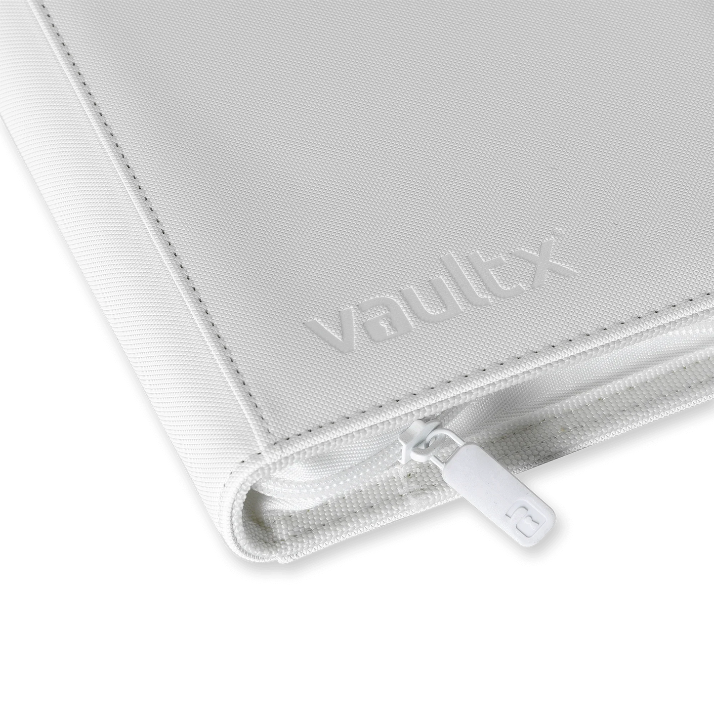 Vault X - 12-Pocket Exo-Tec® Zip Binder - White Edition