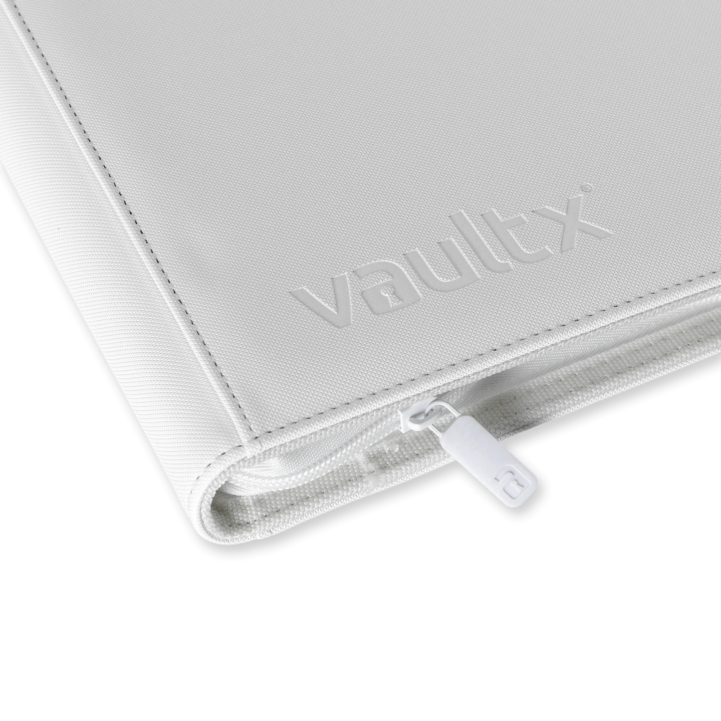Vault X - 9-Pocket Exo-Tec® Zip Binder - White Edition