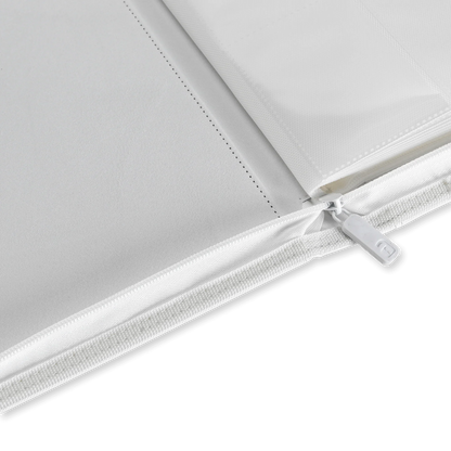 Vault X - 12-Pocket Exo-Tec® Zip Binder - White Edition