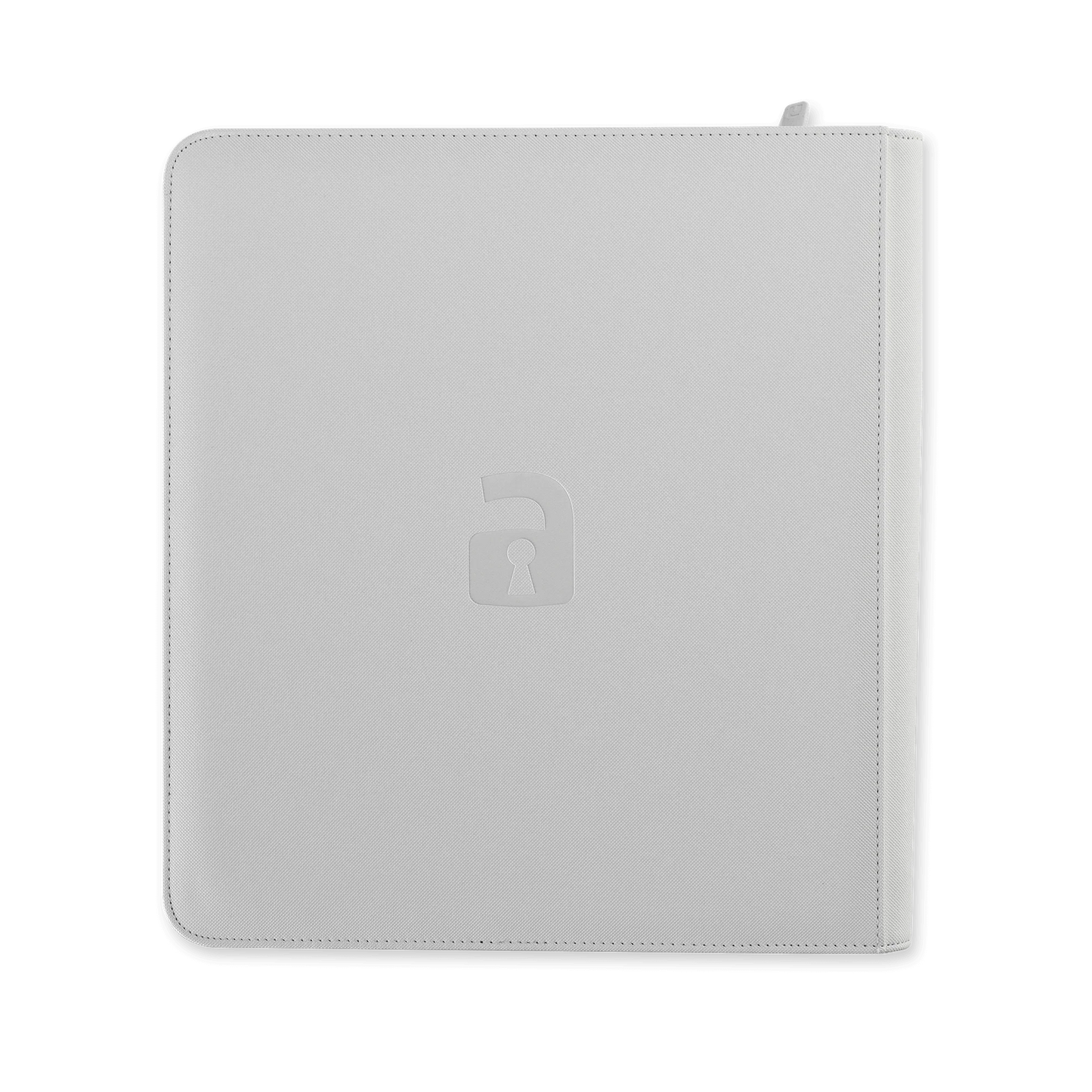 Vault X - 12-Pocket Exo-Tec® Zip Binder - White Edition