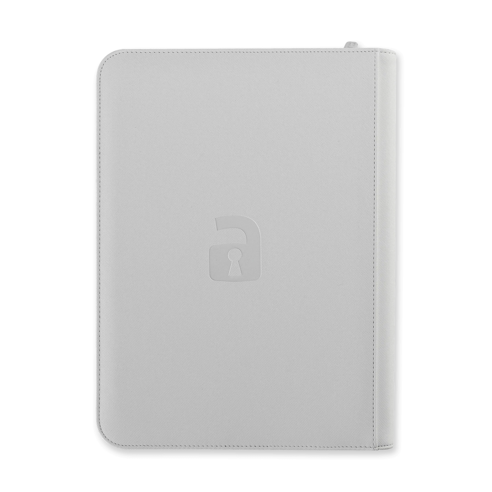 Vault X - 9-Pocket Exo-Tec® Zip Binder - White Edition