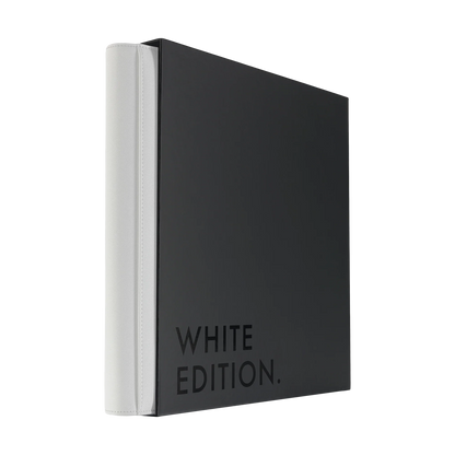 Vault X - 12-Pocket Exo-Tec® Zip Binder - White Edition
